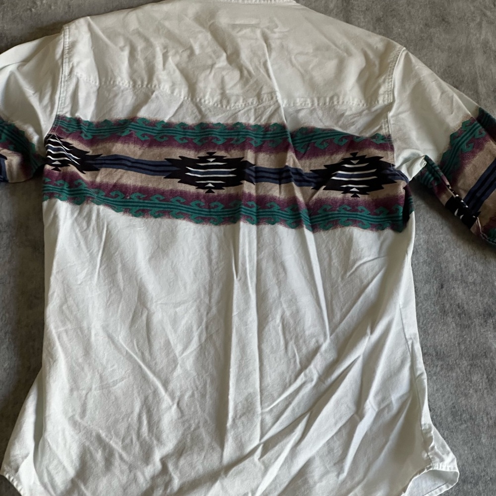 VINTAGE EXPRESS RIDER BUTTON UP MENS SZ SMALL - Picture 4 of 10